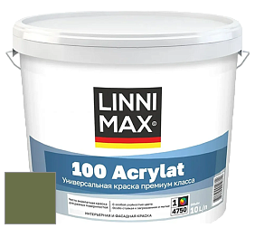 Краска LINNIMAX 100 ACRYLAT / ЛИННИМАКС 100 АКРИЛАТ (CAPAROL AMPHIBOLIN) акриловая краска цвет Jade 95 