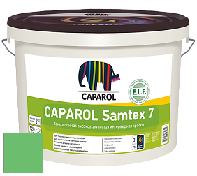 Краска CAPAROL Samtex 7 E.L.F. / КАПАРОЛ Самтекс 7 шелковисто-матовая краска цвет Agave 135 