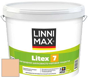 Краска LINNIMAX LITEX 7 / ЛИННИМАКС ЛИТЕКС 7  (CAPAROL SAMTEX 7) латексная краска цвет Amber 115 