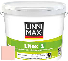 Краска LINNIMAX LITEX 1 / ЛИННИМАКС ЛИТЕКС 1 (CAPAROL SAMTEX 3) высокоэкологичная латексная краска цвет NCS S 0520-Y80R 