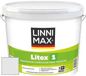 Краска LINNIMAX LITEX 1 / ЛИННИМАКС ЛИТЕКС 1 (CAPAROL SAMTEX 3) высокоэкологичная латексная краска цвет Arctis 30 