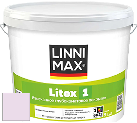 Краска LINNIMAX LITEX 1 / ЛИННИМАКС ЛИТЕКС 1 (CAPAROL SAMTEX 3) высокоэкологичная латексная краска цвет NCS S 0515-R40B 