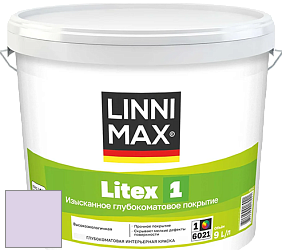 Краска LINNIMAX LITEX 1 / ЛИННИМАКС ЛИТЕКС 1 (CAPAROL SAMTEX 3) высокоэкологичная латексная краска цвет NCS S 0520-R50B 