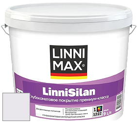 Краска LINNIMAX LinniSilan /ЛИННИМАКС ЛинниСилан (CAPAROL CAPASILAN) глубокоматовая краска цвет NCS S 0505-R50B 