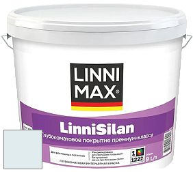 Краска LINNIMAX LinniSilan /ЛИННИМАКС ЛинниСилан (CAPAROL CAPASILAN) глубокоматовая краска цвет NCS S 0505-B20G 