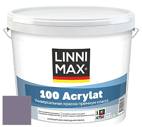 Краска LINNIMAX 100 ACRYLAT / ЛИННИМАКС 100 АКРИЛАТ (CAPAROL AMPHIBOLIN) акриловая краска цвет Velvet 45 