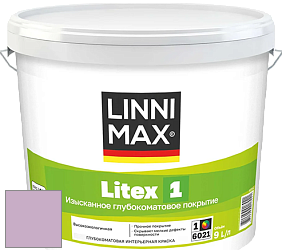 Краска LINNIMAX LITEX 1 / ЛИННИМАКС ЛИТЕКС 1 (CAPAROL SAMTEX 3) высокоэкологичная латексная краска цвет Viola 85 