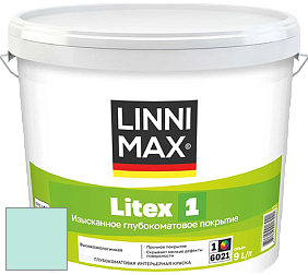 Краска LINNIMAX LITEX 1 / ЛИННИМАКС ЛИТЕКС 1 (CAPAROL SAMTEX 3) высокоэкологичная латексная краска цвет NCS S 0520-B70G 