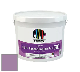 Краска Caparol Capatect Fassadenputz Sil-Si Pro / Капарол Капатек штукатурка структурная камешковая 25 кг. цвет Viola 115 