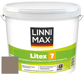 Краска LINNIMAX LITEX 7 / ЛИННИМАКС ЛИТЕКС 7  (CAPAROL SAMTEX 7) латексная краска цвет Siena 10 