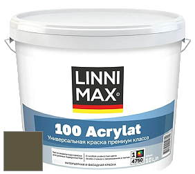 Краска LINNIMAX 100 ACRYLAT / ЛИННИМАКС 100 АКРИЛАТ (CAPAROL AMPHIBOLIN) акриловая краска цвет Tundra 65 