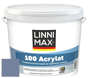 Краска LINNIMAX 100 ACRYLAT / ЛИННИМАКС 100 АКРИЛАТ (CAPAROL AMPHIBOLIN) акриловая краска цвет Saphir 75 