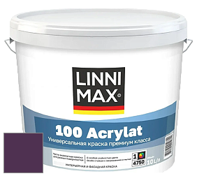 Краска LINNIMAX 100 ACRYLAT / ЛИННИМАКС 100 АКРИЛАТ (CAPAROL AMPHIBOLIN) акриловая краска цвет Viola 95 