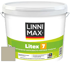 Краска LINNIMAX LITEX 7 / ЛИННИМАКС ЛИТЕКС 7  (CAPAROL SAMTEX 7) латексная краска цвет Soja 5 
