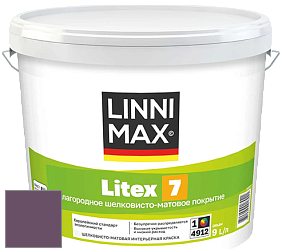 Краска LINNIMAX LITEX 7 / ЛИННИМАКС ЛИТЕКС 7  (CAPAROL SAMTEX 7) латексная краска цвет Viola 65 
