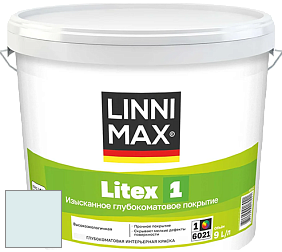 Краска LINNIMAX LITEX 1 / ЛИННИМАКС ЛИТЕКС 1 (CAPAROL SAMTEX 3) высокоэкологичная латексная краска цвет NCS S 0507-B20G 