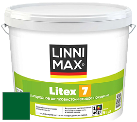 Краска LINNIMAX LITEX 7 / ЛИННИМАКС ЛИТЕКС 7  (CAPAROL SAMTEX 7) латексная краска цвет Verdo 20 