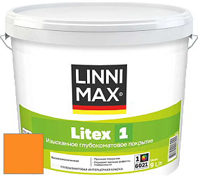 Краска LINNIMAX LITEX 1 / ЛИННИМАКС ЛИТЕКС 1 (CAPAROL SAMTEX 3) высокоэкологичная латексная краска цвет Amber 125 