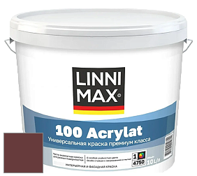 Краска LINNIMAX 100 ACRYLAT / ЛИННИМАКС 100 АКРИЛАТ (CAPAROL AMPHIBOLIN) акриловая краска цвет Baccara 5 