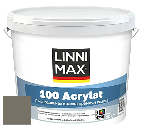 Краска LINNIMAX 100 ACRYLAT / ЛИННИМАКС 100 АКРИЛАТ (CAPAROL AMPHIBOLIN) акриловая краска цвет Tundra 10 