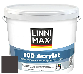 Краска LINNIMAX 100 ACRYLAT / ЛИННИМАКС 100 АКРИЛАТ (CAPAROL AMPHIBOLIN) акриловая краска цвет Ferro 5 