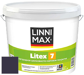 Краска LINNIMAX LITEX 7 / ЛИННИМАКС ЛИТЕКС 7  (CAPAROL SAMTEX 7) латексная краска цвет Velvet 5 