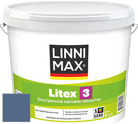 Краска LINNIMAX LITEX 3 / ЛИННИМАКС ЛИТЕКС 3 (ALPINA PREMIUM WAND) латексная краска цвет Saphir 70 
