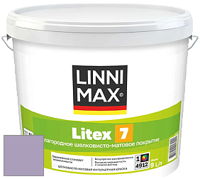 Краска LINNIMAX LITEX 7 / ЛИННИМАКС ЛИТЕКС 7  (CAPAROL SAMTEX 7) латексная краска цвет Velvet 110 