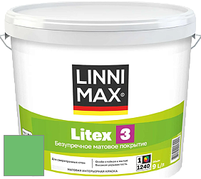 Краска LINNIMAX LITEX 3 / ЛИННИМАКС ЛИТЕКС 3 (ALPINA PREMIUM WAND) латексная краска цвет Agave 135 