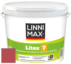 Краска LINNIMAX LITEX 7 / ЛИННИМАКС ЛИТЕКС 7  (CAPAROL SAMTEX 7) латексная краска цвет Barolo 130 
