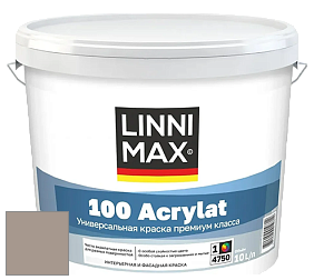Краска LINNIMAX 100 ACRYLAT / ЛИННИМАКС 100 АКРИЛАТ (CAPAROL AMPHIBOLIN) акриловая краска цвет Siena 15 