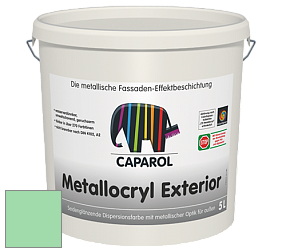 Краска Capadecor Metallocryl Exterior/Кападекор Металлакрил Экстериор шелковисто-глянцевая краска цвет Agave 105 