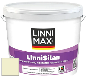 Краска LINNIMAX LinniSilan /ЛИННИМАКС ЛинниСилан (CAPAROL CAPASILAN) глубокоматовая краска цвет NCS S 0510-G70Y 