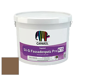 Краска Caparol Capatect Fassadenputz Sil-Si Pro / Капарол Капатек штукатурка структурная камешковая 25 кг. цвет Siena 65 