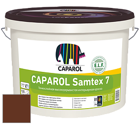 Краска CAPAROL Samtex 7 E.L.F. / КАПАРОЛ Самтекс 7 шелковисто-матовая краска цвет Rubin 25 