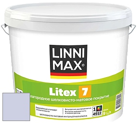 Краска LINNIMAX LITEX 7 / ЛИННИМАКС ЛИТЕКС 7  (CAPAROL SAMTEX 7) латексная краска цвет Aquarell 85 