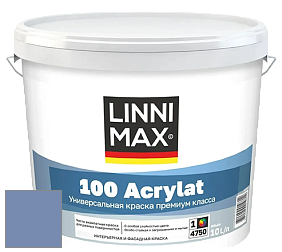 Краска LINNIMAX 100 ACRYLAT / ЛИННИМАКС 100 АКРИЛАТ (CAPAROL AMPHIBOLIN) акриловая краска цвет Saphir 105 
