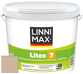 Краска LINNIMAX LITEX 7 / ЛИННИМАКС ЛИТЕКС 7  (CAPAROL SAMTEX 7) латексная краска цвет Siena 85 