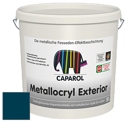 Краска Capadecor Metallocryl Exterior/Кападекор Металлакрил Экстериор шелковисто-глянцевая краска цвет Blu 5 