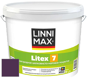 Краска LINNIMAX LITEX 7 / ЛИННИМАКС ЛИТЕКС 7  (CAPAROL SAMTEX 7) латексная краска цвет Viola 95 