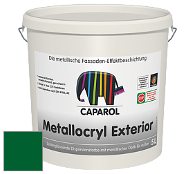 Краска Capadecor Metallocryl Exterior/Кападекор Металлакрил Экстериор шелковисто-глянцевая краска цвет Verdo 20 