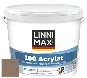 Краска LINNIMAX 100 ACRYLAT / ЛИННИМАКС 100 АКРИЛАТ (CAPAROL AMPHIBOLIN) акриловая краска цвет Siena 35 