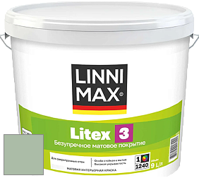 Краска LINNIMAX LITEX 3 / ЛИННИМАКС ЛИТЕКС 3 (ALPINA PREMIUM WAND) латексная краска цвет Agave 75 
