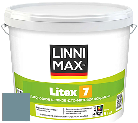 Краска LINNIMAX LITEX 7 / ЛИННИМАКС ЛИТЕКС 7  (CAPAROL SAMTEX 7) латексная краска цвет Arctis 65 