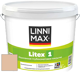 Краска LINNIMAX LITEX 1 / ЛИННИМАКС ЛИТЕКС 1 (CAPAROL SAMTEX 3) высокоэкологичная латексная краска цвет Amber 85 