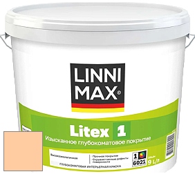 Краска LINNIMAX LITEX 1 / ЛИННИМАКС ЛИТЕКС 1 (CAPAROL SAMTEX 3) высокоэкологичная латексная краска цвет Siena 140 