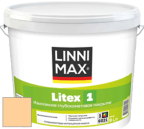 Краска LINNIMAX LITEX 1 / ЛИННИМАКС ЛИТЕКС 1 (CAPAROL SAMTEX 3) высокоэкологичная латексная краска цвет Siena 180 