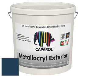 Краска Capadecor Metallocryl Exterior/Кападекор Металлакрил Экстериор шелковисто-глянцевая краска цвет Blu 25 
