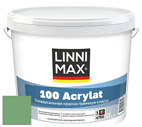 Краска LINNIMAX 100 ACRYLAT / ЛИННИМАКС 100 АКРИЛАТ (CAPAROL AMPHIBOLIN) акриловая краска цвет Agave 100 