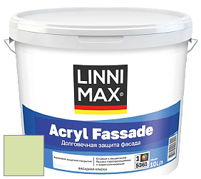 Краска LINNIMAX ACRYL FASSADE / ЛИННИМАКС АКРИЛ ФАССАДЕ (CAPAROL) акриловая фасадная краска цвет NCS S 0530-G40Y 